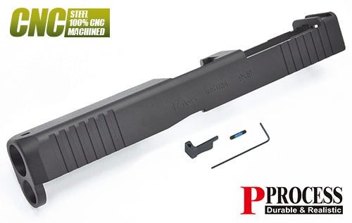 Guarder  Steel CNC Slide and Outer Barrel Sets for MARUI G17 Gen5 MOS (Black)