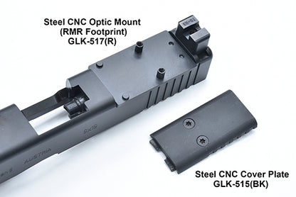 Guarder CNC Steel Slide/Barrel kit for MARUI G17 Gen5 MOS (G34 Gen5 MOS/Black)