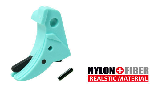 Guarder Ridged Trigger For Glock Gas Blow Back (Robin Egg Blue)