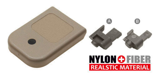 Guarder Standard Magazine Base for Glock Series (TAN)