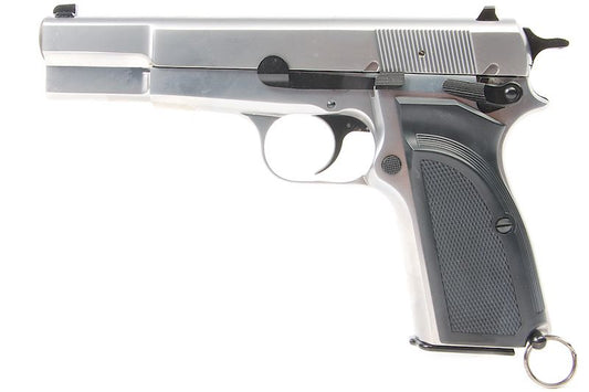 WE Browning Hi Power MK3 Gas Blow Back Pistol (Silver)