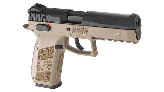 KJ Works CZ P-09 Duty Gas Blow Back (Tan,Gas Version)