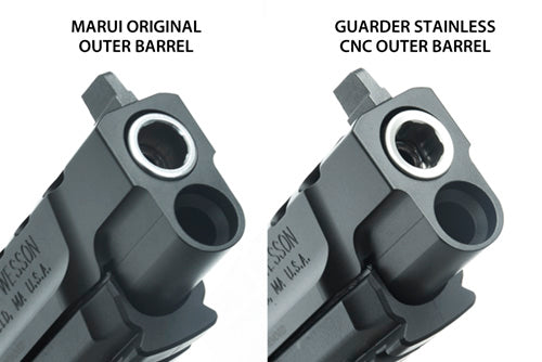 Guarder 9MM Stainless Outer Barrel for Marui M&P9L