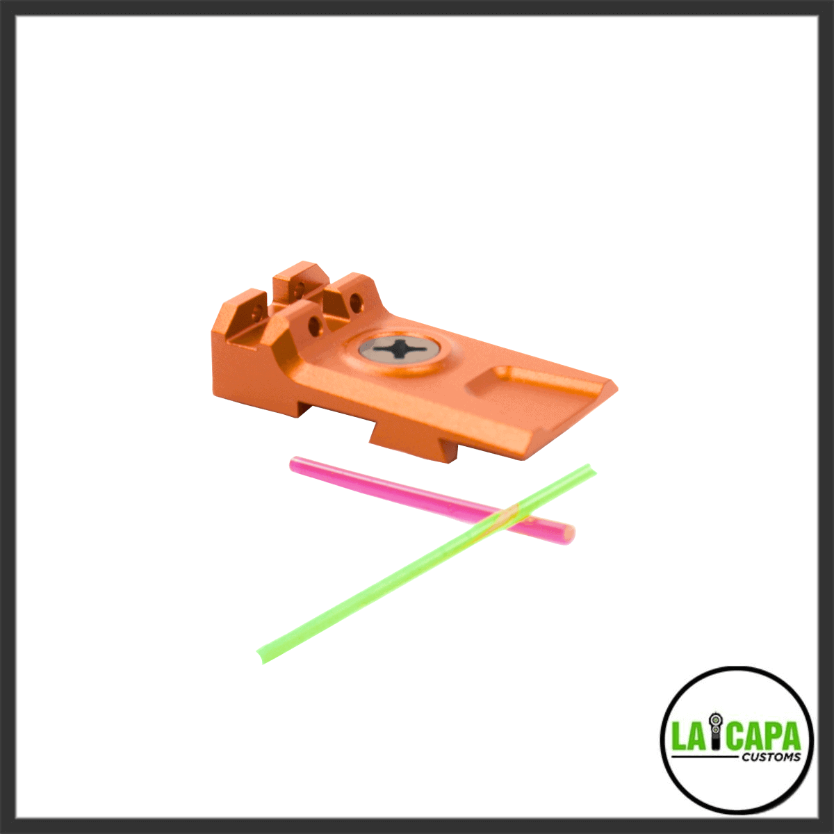 LA Capa Aluminum Lightweight 5.1 Fiber Optic Rear Sight