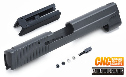 Guarder Aluminum CNC Slide Set for Marui P226 (Black / Late Ver. Marking)