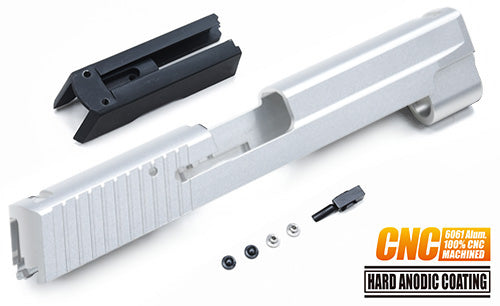 Guarder Aluminum CNC Slide Set for Marui P226 (Matte Silver / Late Ver. Marking)