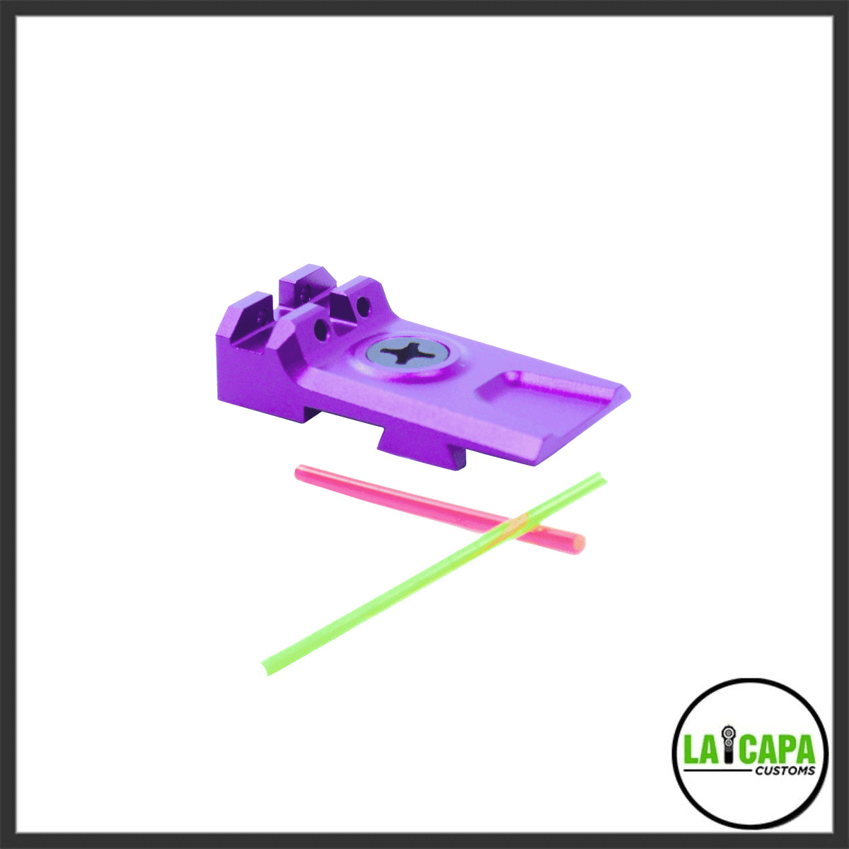 LA Capa Aluminum Lightweight 5.1 Fiber Optic Rear Sight