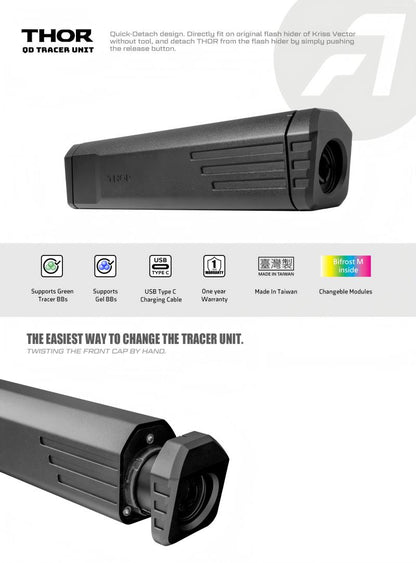 ACETech THOR Tracer Unit for Kriss Vector Airsoft ( Brighter M )