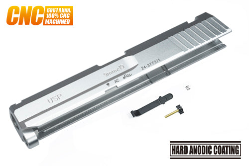 Guarder Aluminum CNC Slide for Marui USP Gas Blow back (9mm / Silver)