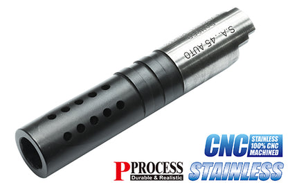 Guarder CNC Stainless Outer Barrel for Marui V10 (Dual Tone)