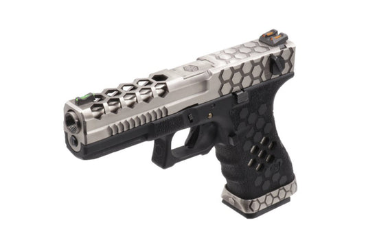Armorer Works VX0200 (G18C) Gas Blow Back Pistol (SV / Black)