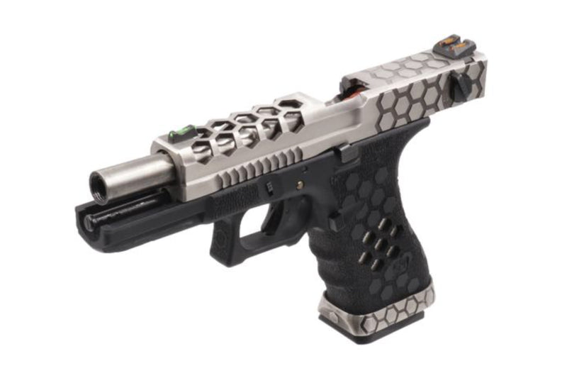 Armorer Works VX0200 (G18C) Gas Blow Back Pistol (SV / Black)