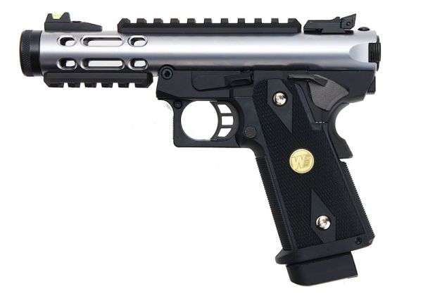 WE Galaxy Hi-Capa 5.1K GBB Pistol (Type A) (Black / Black)