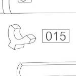 WE SCAR-L Open Bolt GBB Original Part(No. 15)