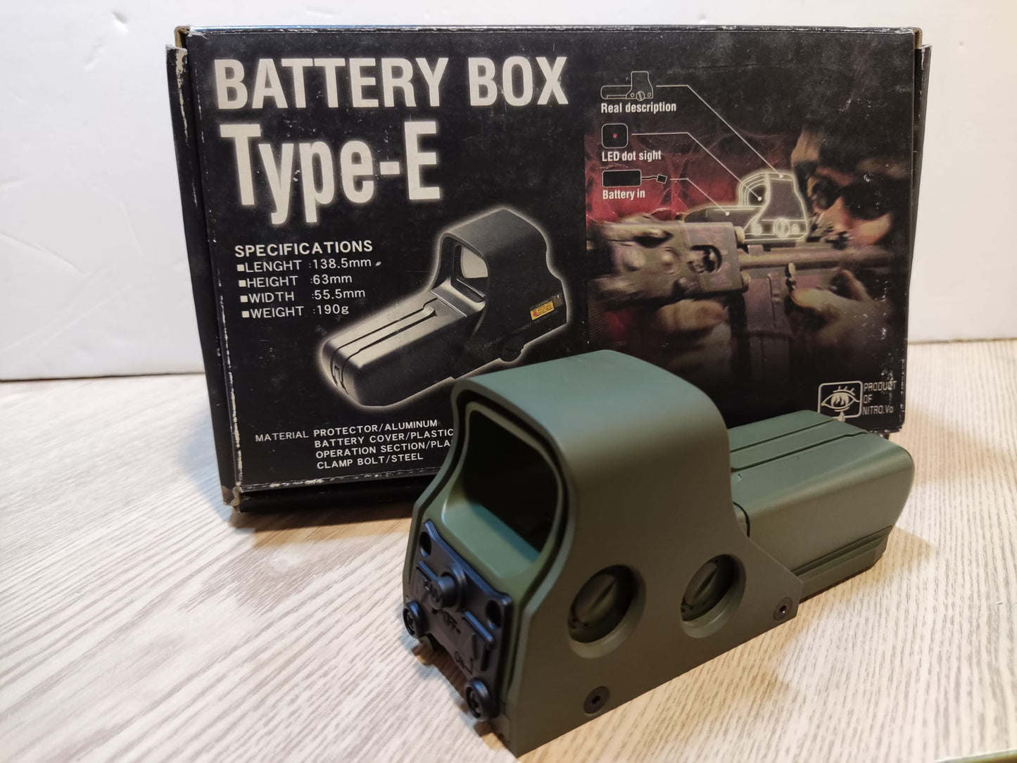 Nitro.Vo Battery Box Type-E(Black)