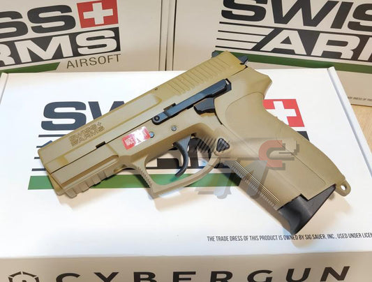 Cybergun Swiss Arms Eile GBB Pistol (FDE)