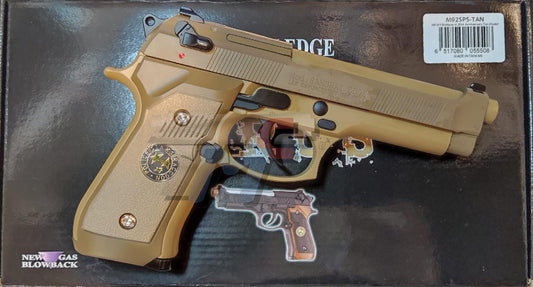 WE M9 BioHazard GBB Pistol (TAN)