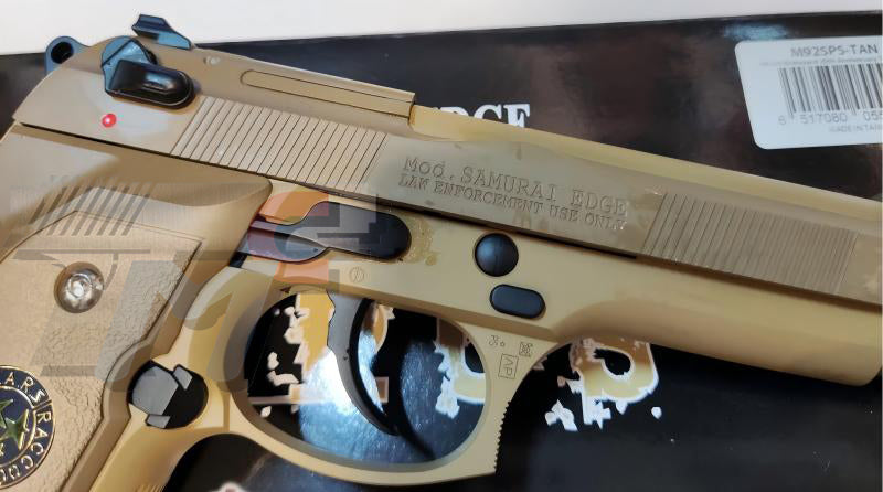 WE M9 BioHazard GBB Pistol (TAN)