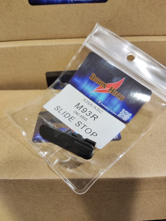 Robin Hood Steel Slide Stop for KWA/KSC M93R-II
