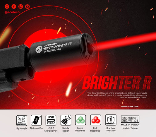 Acetech Brighter "R" Tracer Unit (Black)