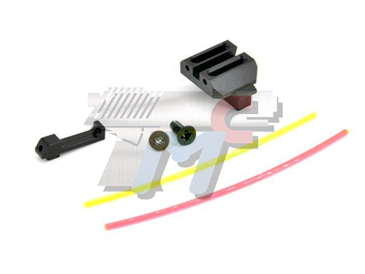 AIP Aluminum Front & Rear Fiber Sight for Marui G17