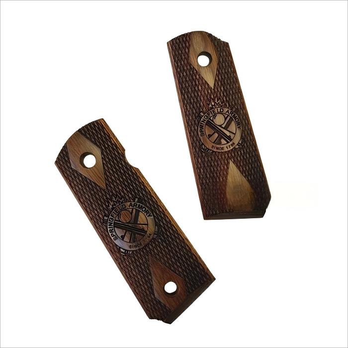 Altamont 1911 / Kimber Compact Panel Raptor Wood Grip (Brown)