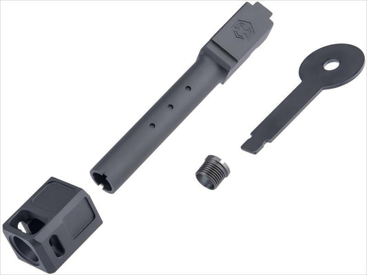 AW VX Compensator + Threaded Outer Barrel Kit (Compact / MOD 2 / Black)