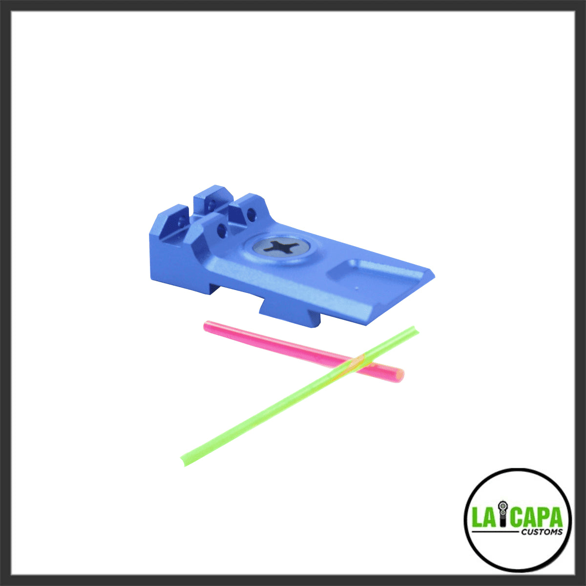 LA Capa Aluminum Lightweight 5.1 Fiber Optic Rear Sight