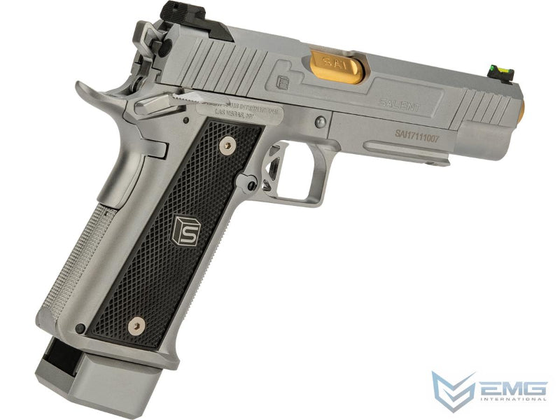 EMG SAI Hi-Capa 5 inch Gas Blow Back Pistol (Silver)