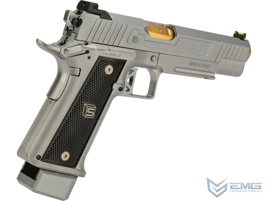 EMG SAI Hi-Capa 5 inch Gas Blow Back Pistol (Silver)