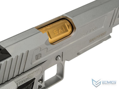 EMG SAI Hi-Capa 5 inch Gas Blow Back Pistol (Silver)