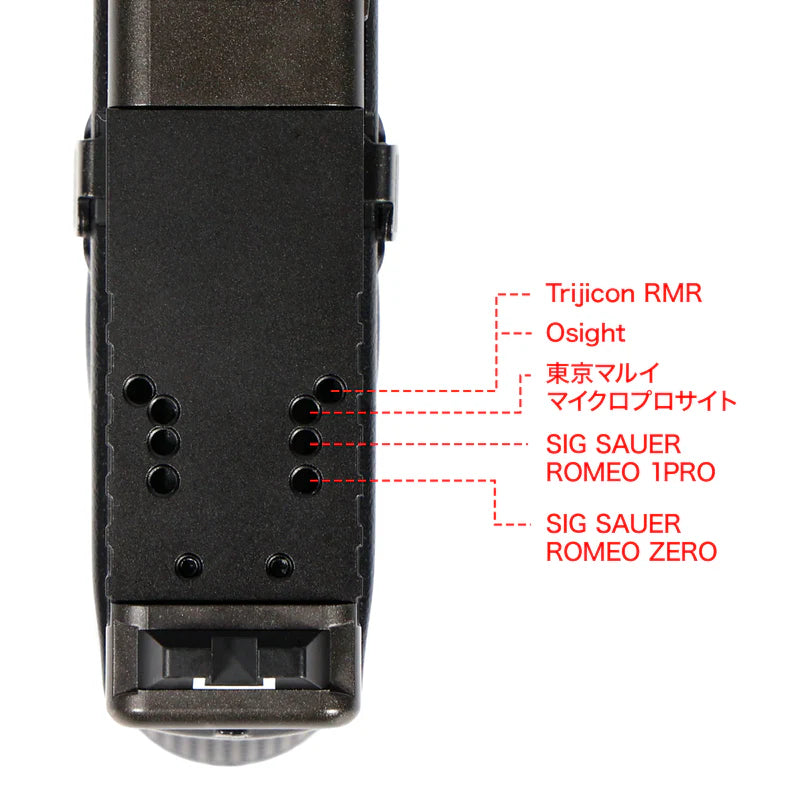 Nine Ball Multi-Mount Plate for Marui G17/19 Gen5 MOS (Coming Soon)