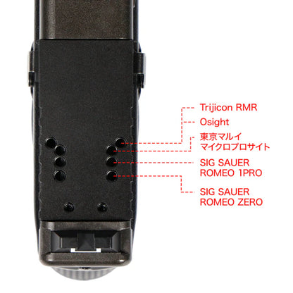 Nine Ball Multi-Mount Plate for Marui G17/19 Gen5 MOS (Coming Soon)