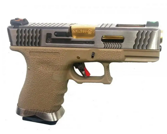 WE G19 Brand War T4 Gas Blow Back