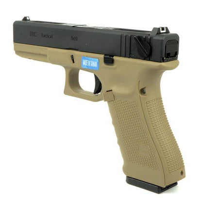 WE G18C GEN. IV Gas Blow Back(TAN)