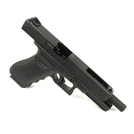 WE Glock 34 Gas Blow Back With Creation Brass Stacker(Black)