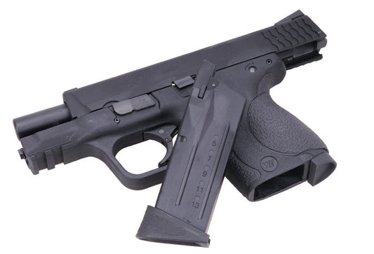 WE MP Compact Gas Blow Back(Dual Magazine)(Black)