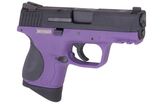WE MP Compact Gas Blow Back(Dual Magazine)(Purple)