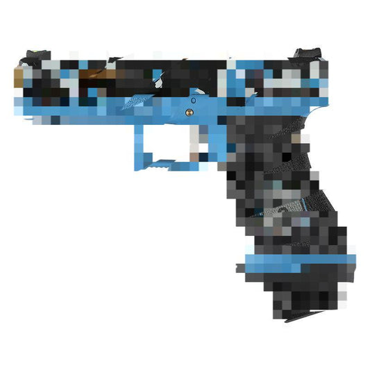 WE Model 17 Secret Camo Blue Ver. GBB Pistol (Semi / Full Auto)