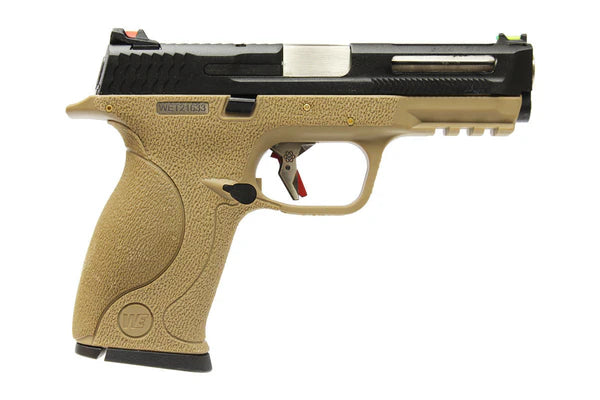 WE MP Big Bird with Hole T4 B Gas Blow Back(TAN)