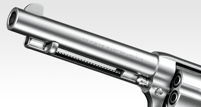 Tokyo Marui SAA.45 Artillery 5.5 inch Spring Gun (Silver)