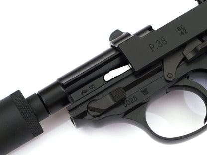 WE P38 (S) CNC Marking with Silencer (Black)
