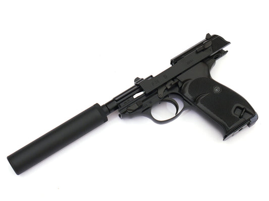 WE P38 (S) CNC Marking with Silencer (Black)