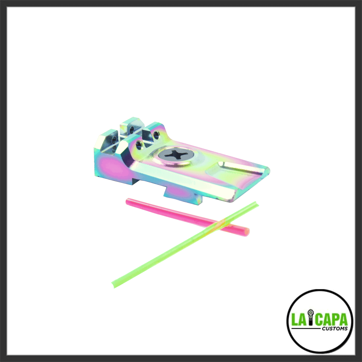 LA Capa Aluminum Lightweight 5.1 Fiber Optic Rear Sight