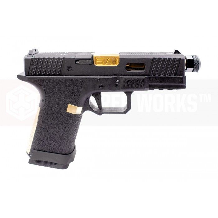 EMG SAI BLU Tier One 2.0 Compact GBB Pistol (Gold/Black)