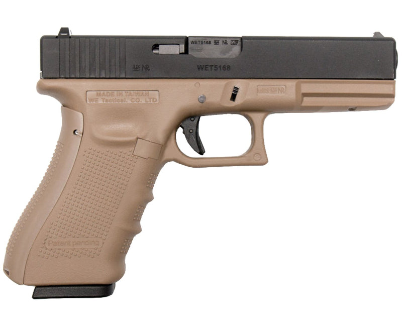 WE G17 GEN. IV Gas Blow Back(TAN)