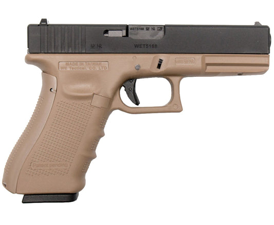 WE G17 GEN. IV Gas Blow Back(TAN)