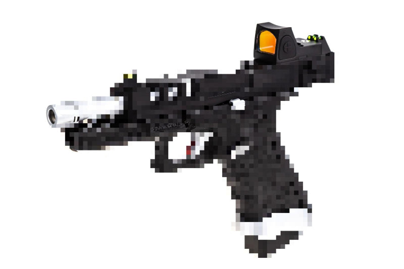 Vorsk EU8-V (18C)with Red Dot GBB Pistol (Black)