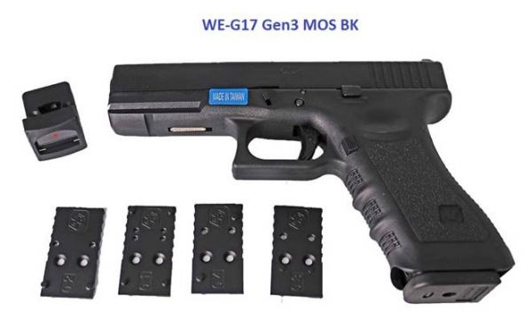 WE G17 Gen.3 Modular Optic System Gas Blow Back (Black)