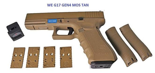 WE G17 Gen.4 Modular Optic System Gas Blow Back (TAN)